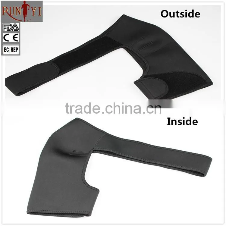 Light Weight Adjustable Gym Sports Single Shoulder Brace Support Strap