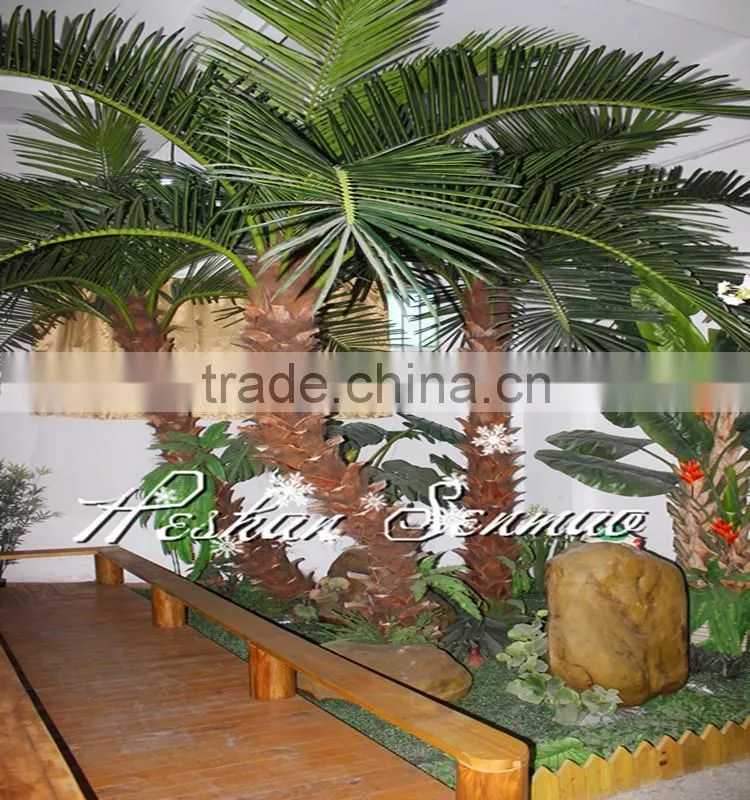 China supplier wholesale plastic artificial palm tree seaweed tree for indoor and outdoor decor