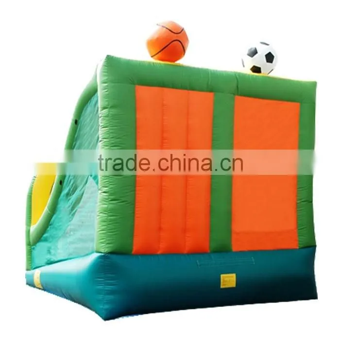 0.55mm pvc giant custom commercial used inflatable interactive adults and kids challenge sport game prices for sale