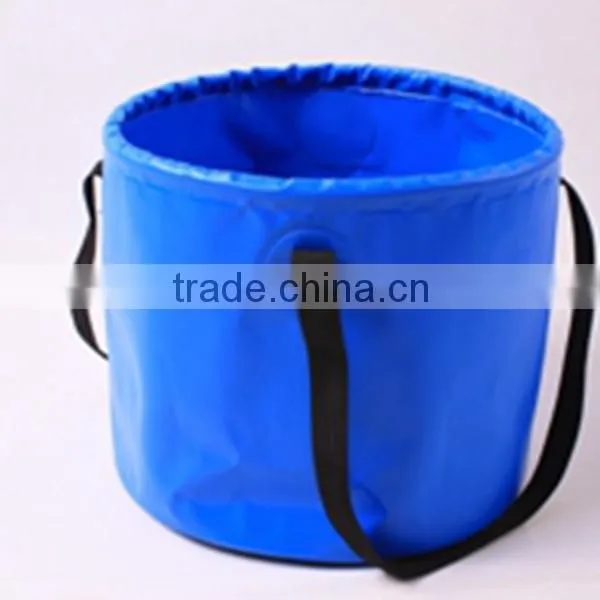 collapsible beach cooler ice laundry plastic water fishing foldable folding pvc rubber bucket collapsible with lid