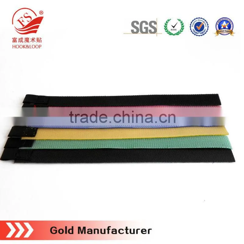 nylon hook and loop double sides cable ties