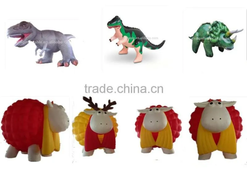 2016 Custom funny advertising inflatable animals model for promotion, inflatable figures