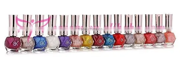 2015 new BK crystal sand nail lacquer