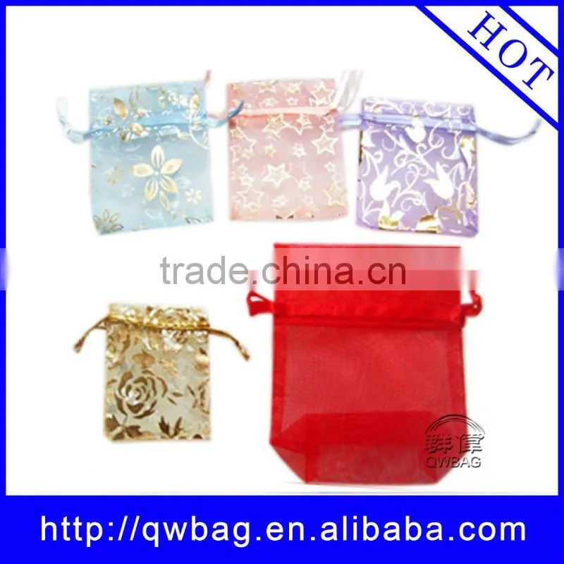 custom printed organza bag