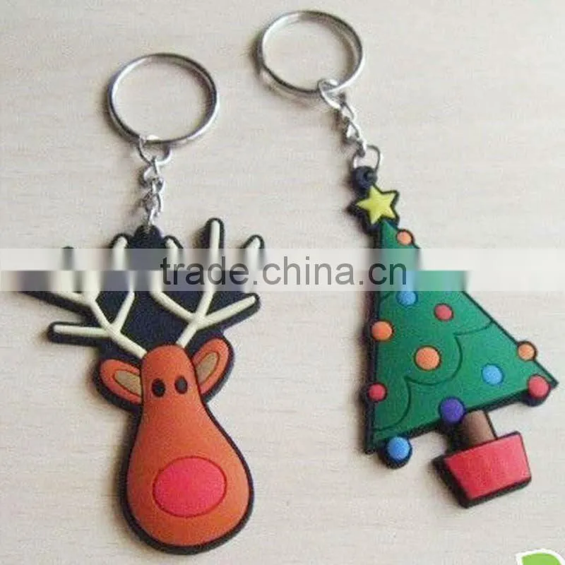 Most promotional high quality 100% eco-friendly silicone key chain