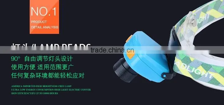 CREE XPG R5 180lm Gesture Sensing Switch LED Headlamp (3xAAA)