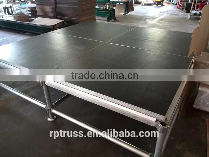Easy installation aluminum stage cheap portable aluminum stage adjustable aluminum stage