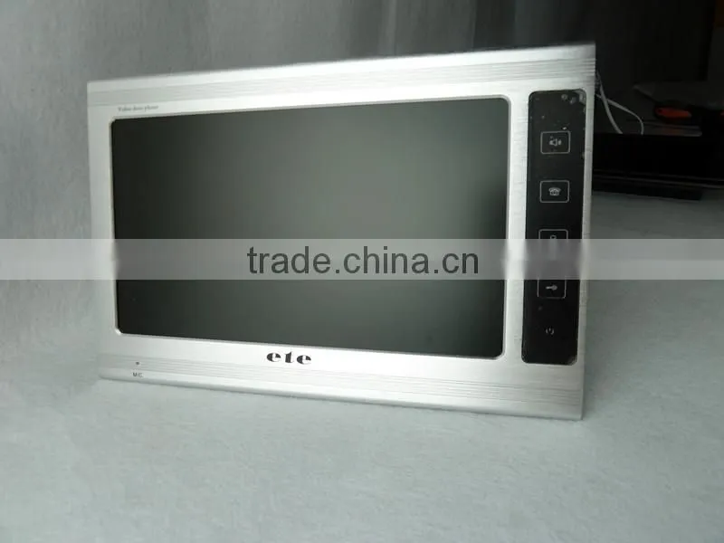 9 INCH Villa color video intercom system wired for home security from china ete