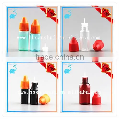 empty cosmetic bottle empty plastic bottle 30ml with pointed mouth cap china plastic bottle cap manufacturer