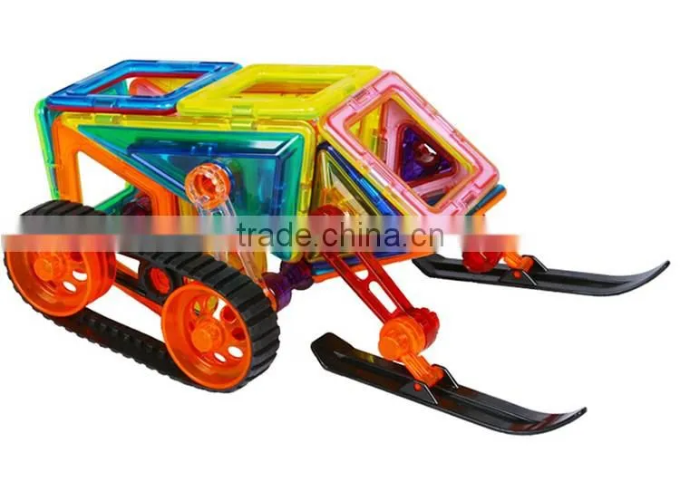 Intelligent connecting building block plastic kids magnetic blocks