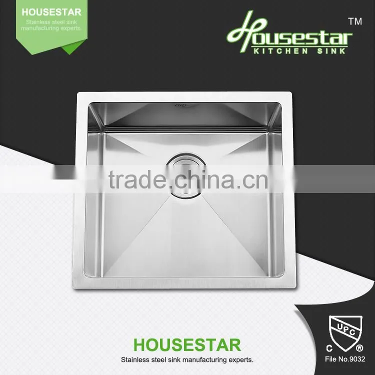 China suppliers Stainless steel undermount single bowl handmade kitchen sink
