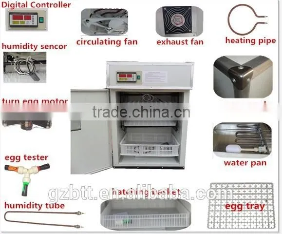 best selling 1056 quantities duck egg hatching machine/egg production equipment