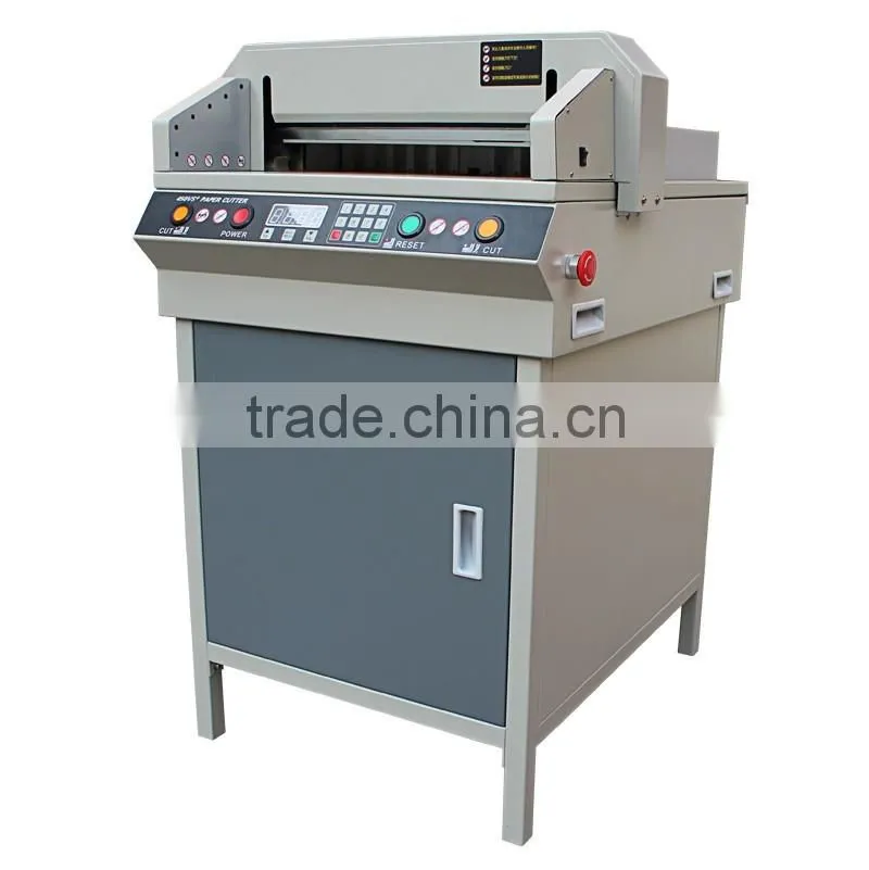 G450VS+ NC paper cutting machine with infrared security, electric paper cutter