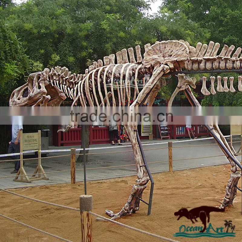 Dinosaur Exhibition Simulation Metal Dinosaur Skeleton