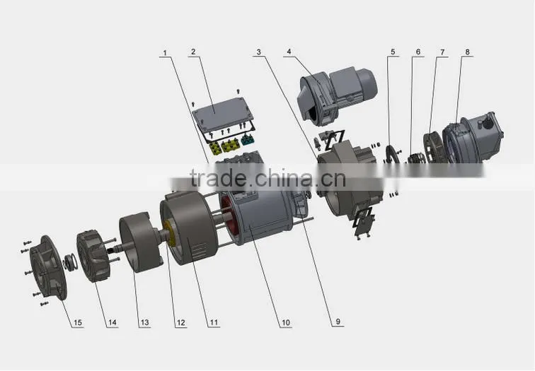 tower crane slewing motor ( YTLEJ series)