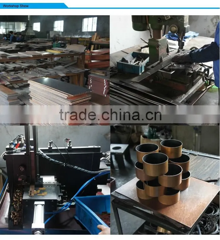 Drawing customized factory supplied steel basis ptfe coated sliding bearing