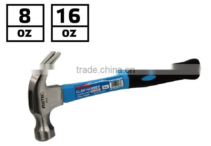 Fixtec 8 Oz Wood Claw Hammer Specifications With High Quality Carbon Stell