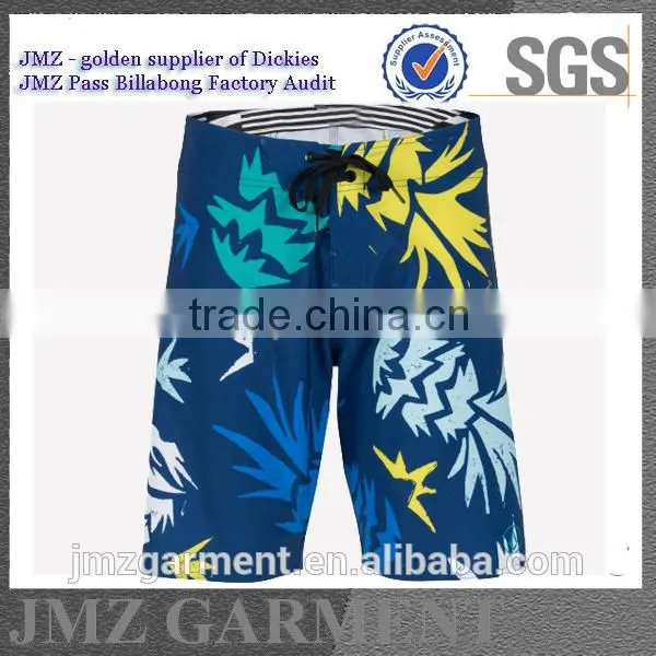 OEM swim short for men polyester swimwear with your own logo