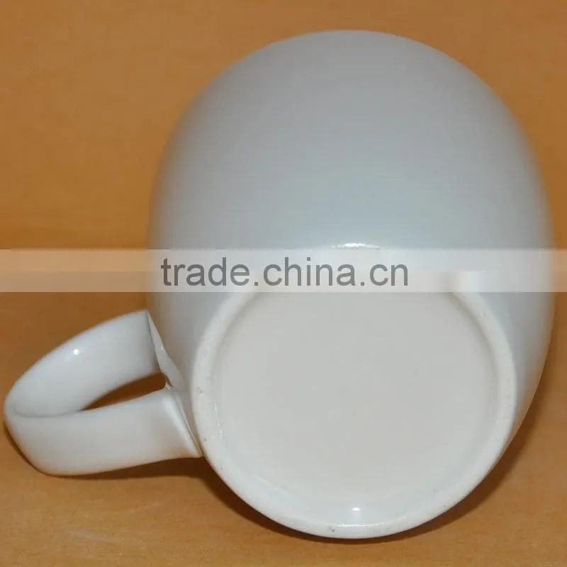 low price&high quality customized white blank ceramic mug