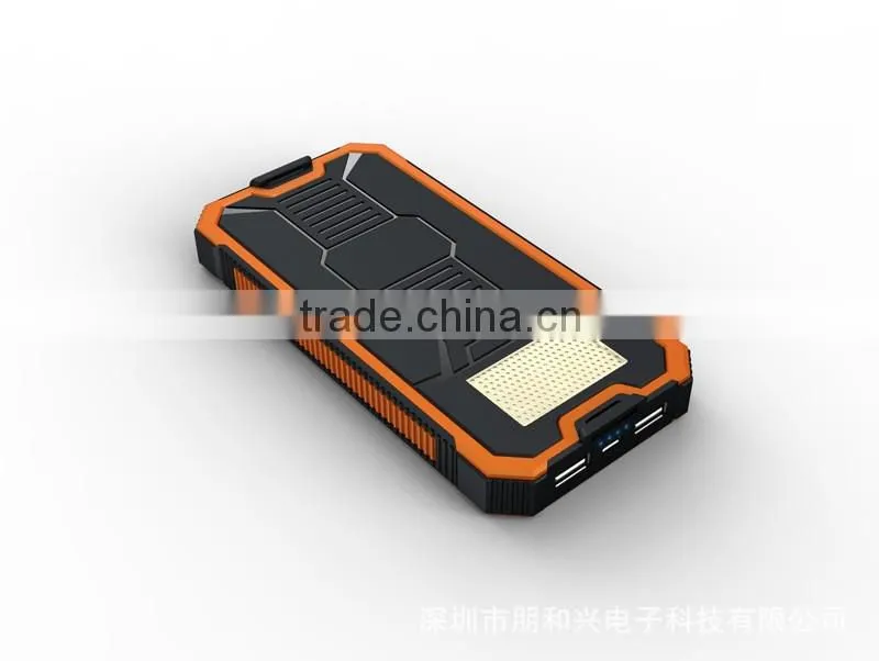 2016 new model solar power bank , universal portable solar power bank with dual output
