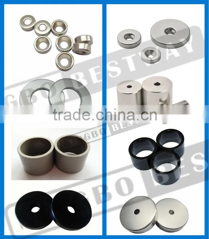bonded motor magnet/ Permanent bonded NdFeB ring