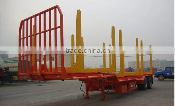 High Quality Transport Wood Timber Trailer, Log Loader Trailer
