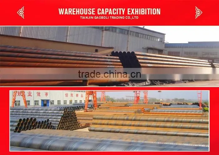 spiral welded steel pipe large bore steel pipe