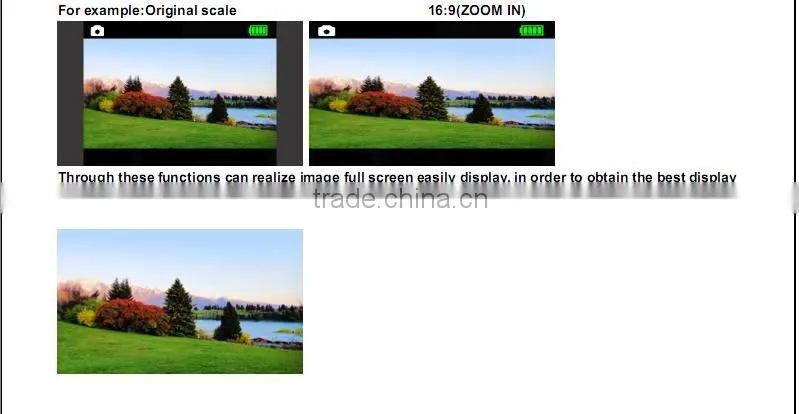 C522 5.8G 7 inch TFT HD FPV LCD Monitor Black Pearl Diversity RX for RC Quadcopter parts