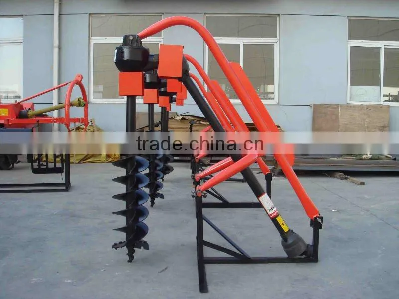 Top quality Agricultural machinery HOT sale tractor attachment Fence Post Hole Digger