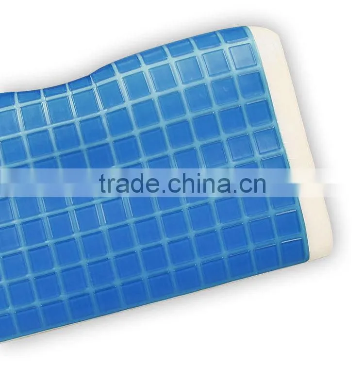 Amazon gold supplier cooling gel pillow memory foam gel pillow