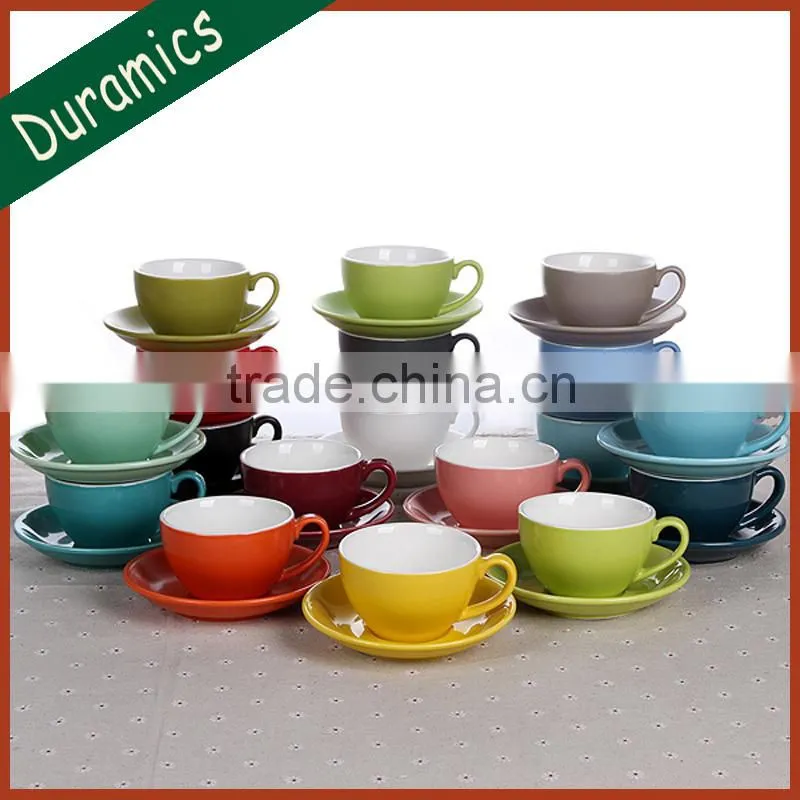 Good quality factory direct custom bulk tea cup and saucer sets