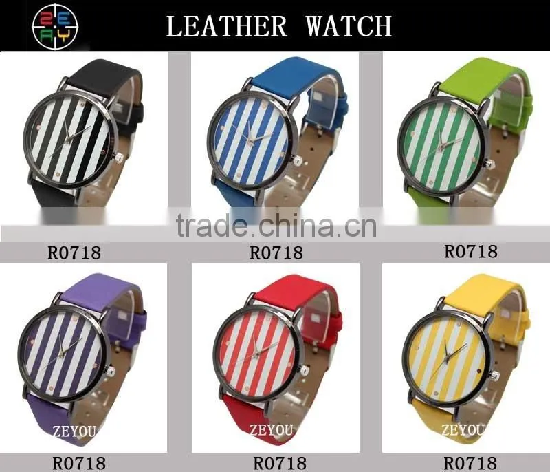 R0763 Chinese Wholesale Cotoon Colorful Watches For Girls, Newest Children Strap Watch
