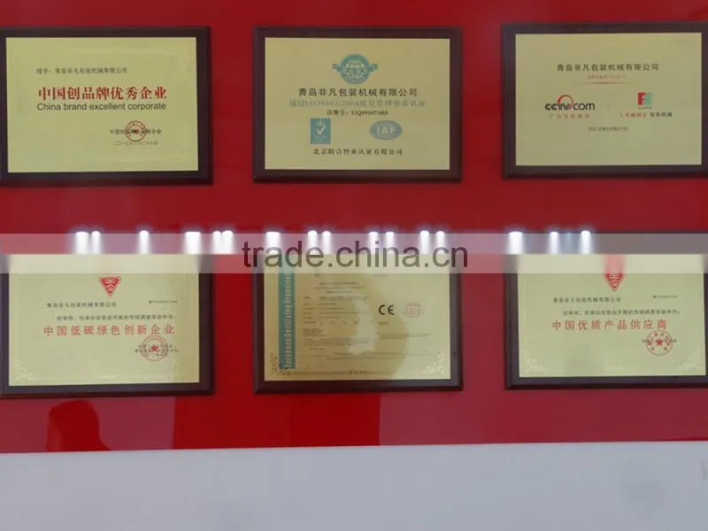 Automatic square biscuit on edge envelop packing machine