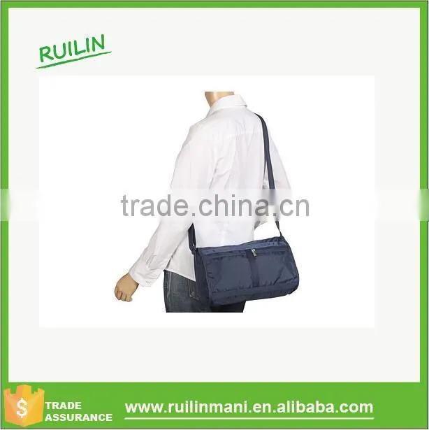 Polyester with canvas trim Shoulder Satchel wholesale bags matching accessory make-up bag