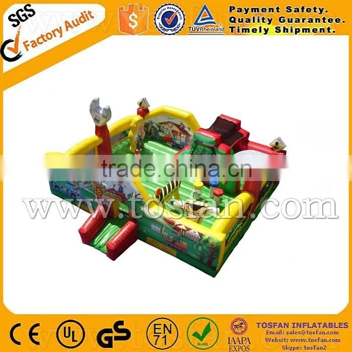 building theme inflatable combo,inflatable amusement equipment A3081