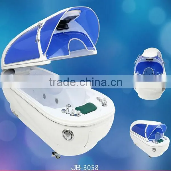 two persons wooden optical wave sliming sauna spa capsule