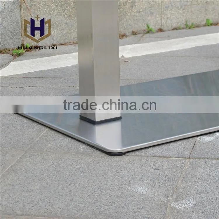 4 people stainless steel table leg stainless steel chassis restaurant table frame Coffee room leisure clubs legs