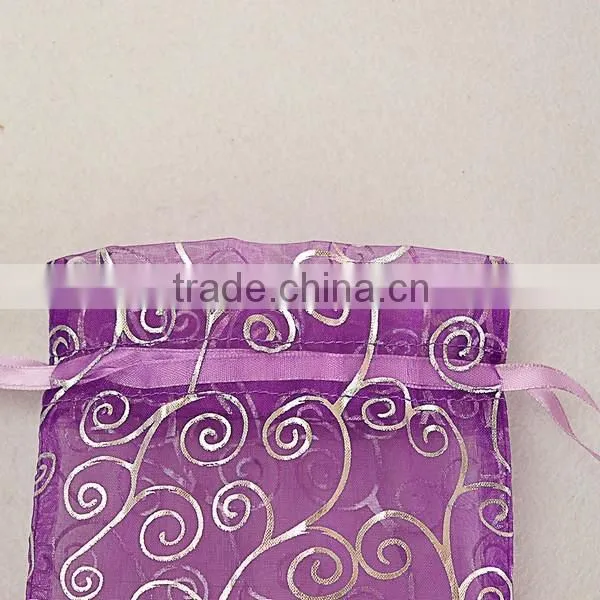 custom printed organza gift bag