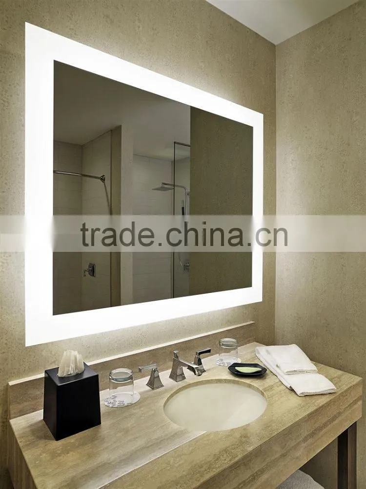 Hot-selling lighted Hotel Bathroom Mirror LED