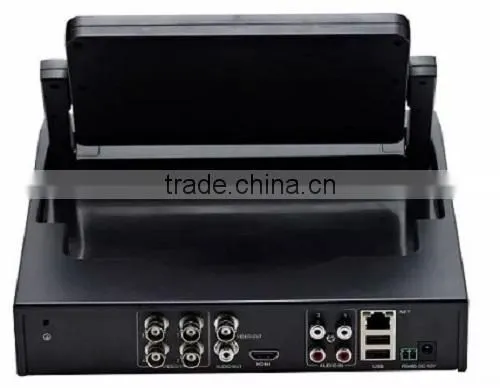 4ch 7 inch h.264 hd DVR With Built-in LCD Monitor