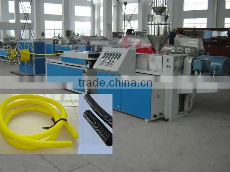 Corrugated hose machine for PP PE plastic