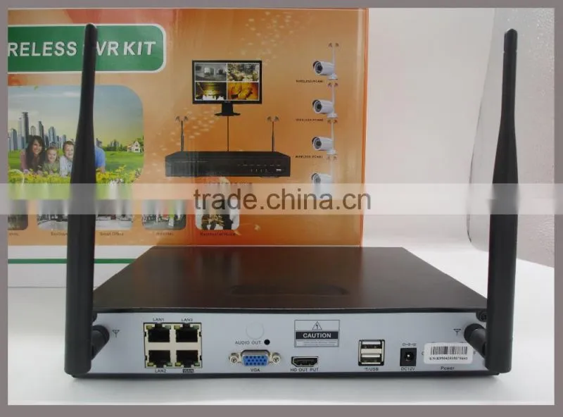 Joneytech 4 channel wireless nvr kit with VGA USB interface