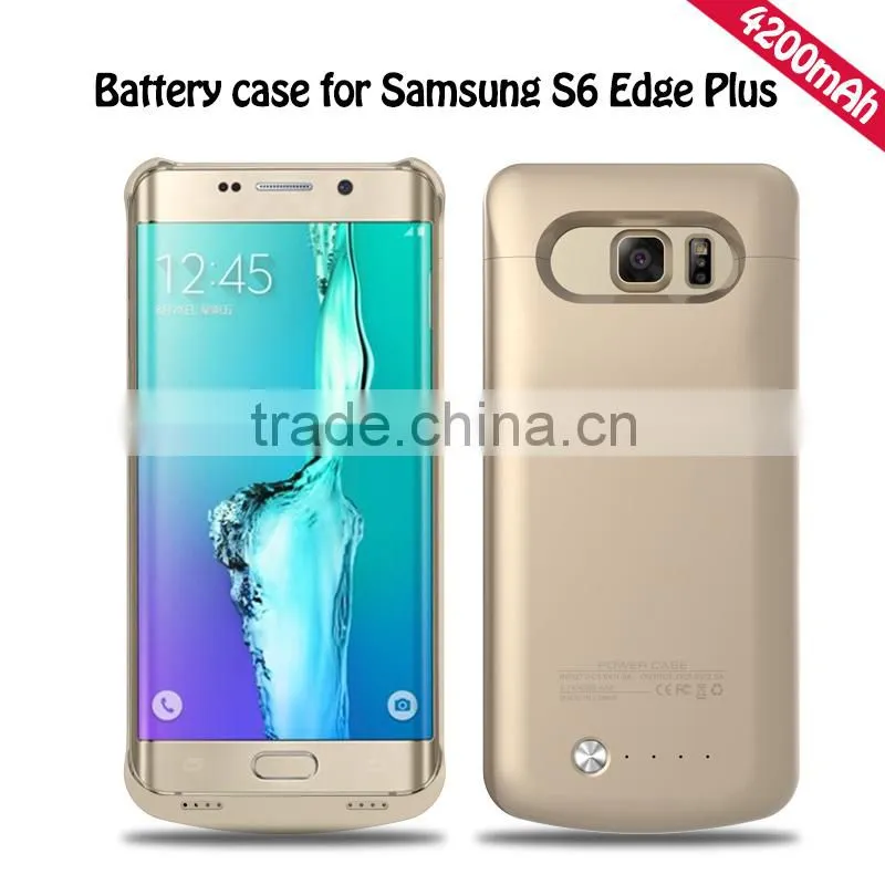 For Samsung Glaxy S6 edge Plus Newest Power Bank Case 4200mAh Battery Case for Samsung