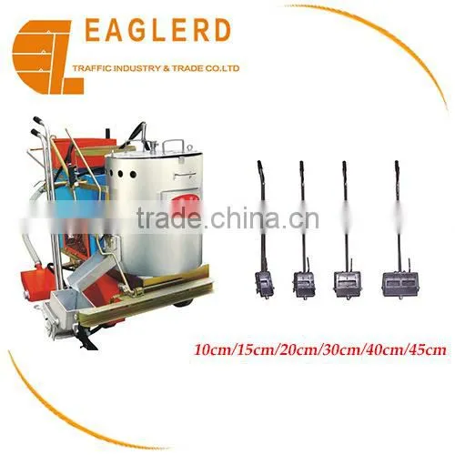 Self-propelled thermoplastic road marking machine