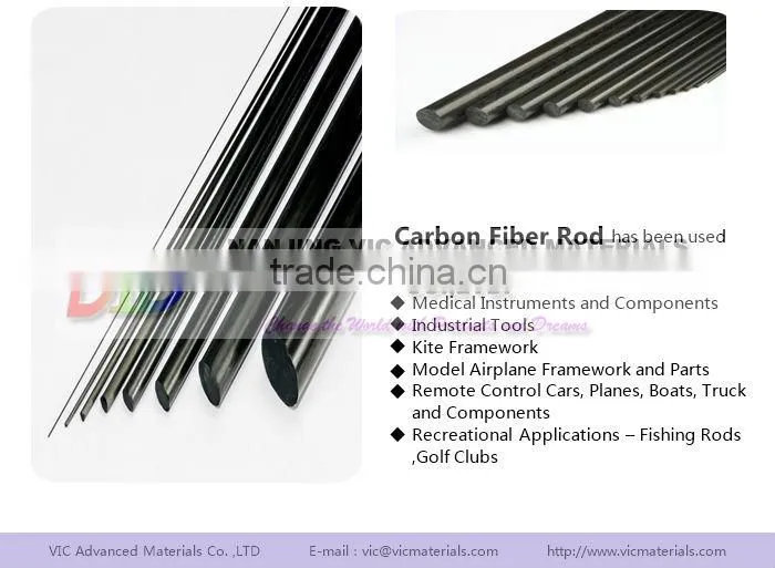 Professional Manufacturer of 5mm Pultruded Carbon Fiber Rod