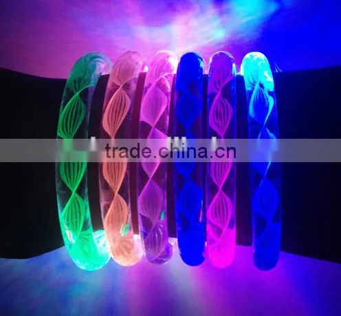 fashion acrylic led bangle bracelet