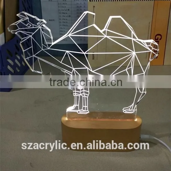3D animal led night light