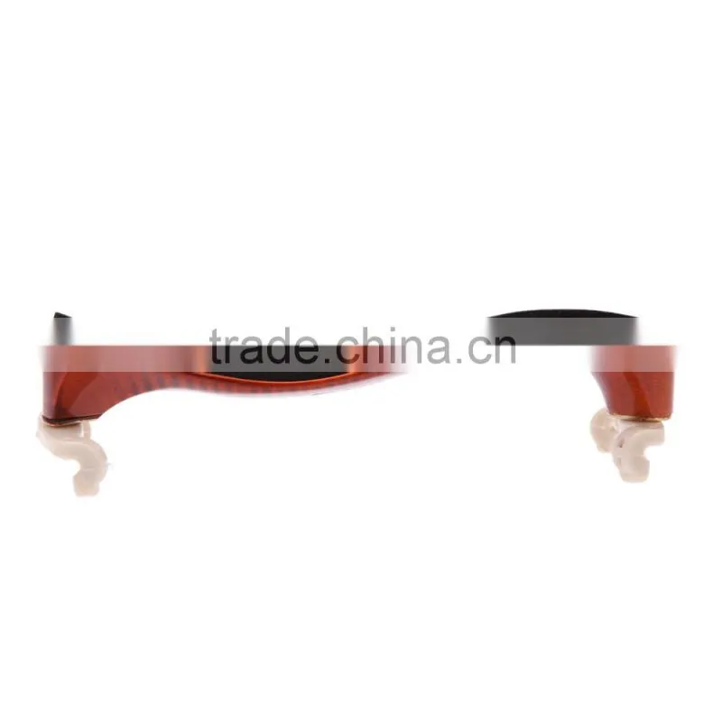 Violin Shoulder Rest Maple Wood Fit 3/4 4/4 Fiddle Violin with Cleaning Cloth