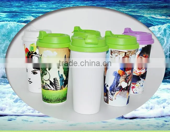 Sublimation Plastic Water Bottle Mug Sublimation