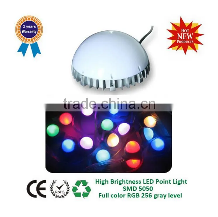 200mm high quality 36leds 9w 24v smd5050 rgb led point light